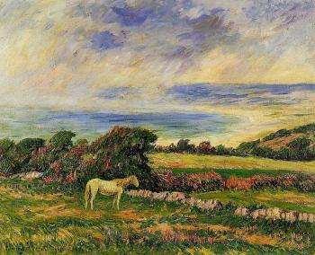 亨利 莫雷 Horse in a Meadow 亨利 莫雷 Horse in a Meadow